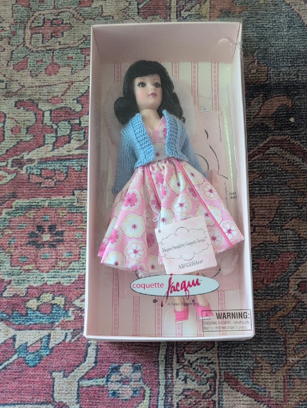 Madame Alexander Coquette Collectible Doll Jacque In Pink Floral Dress